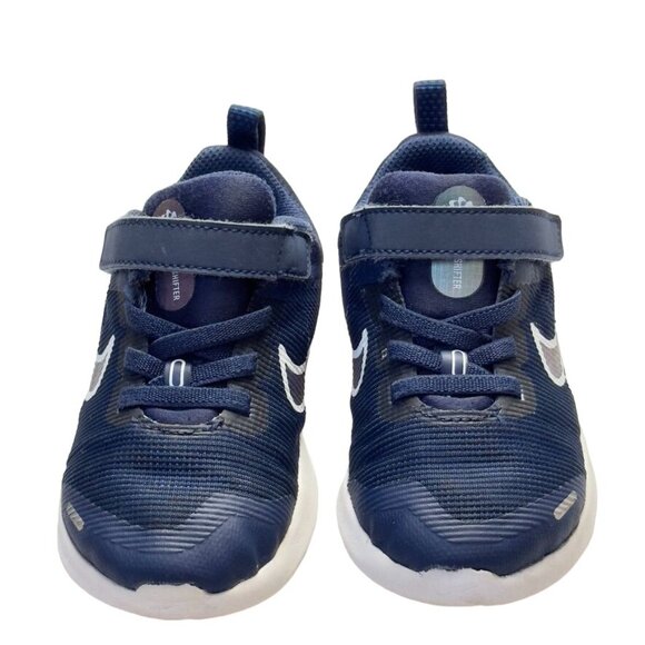 NIKE DOWNSHIFTER Kid Shoes Unisex Blue Running Sneakers Size 8C - Picture 2 of 12